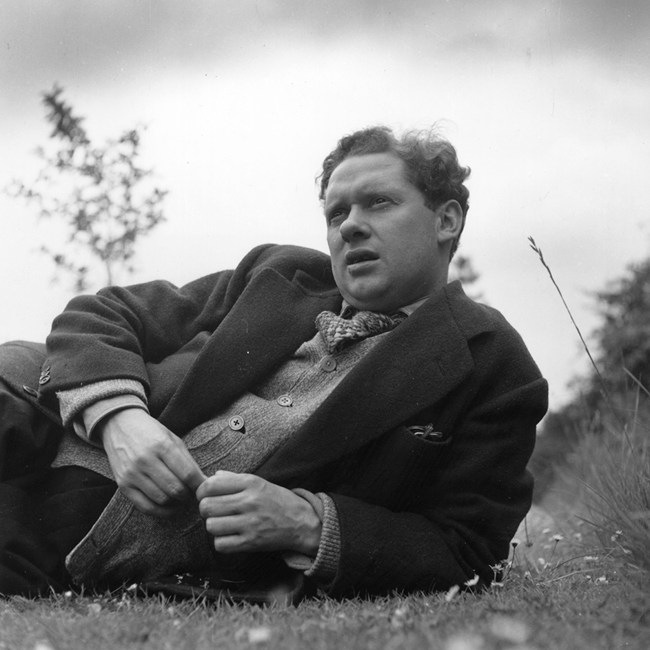 Welsh poet Dylan Thomas