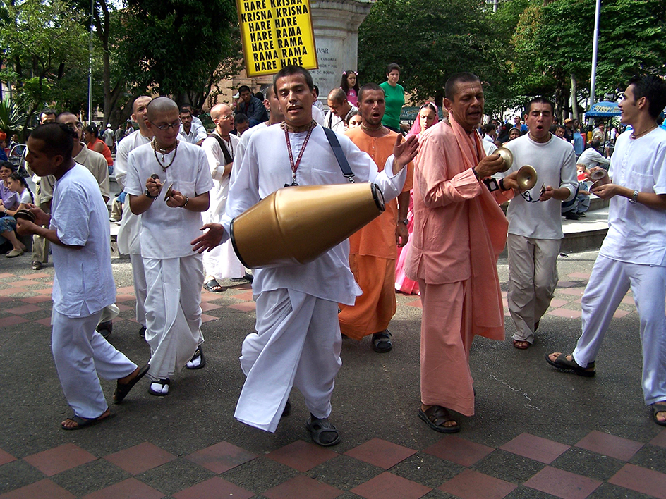 Hare Krishna members