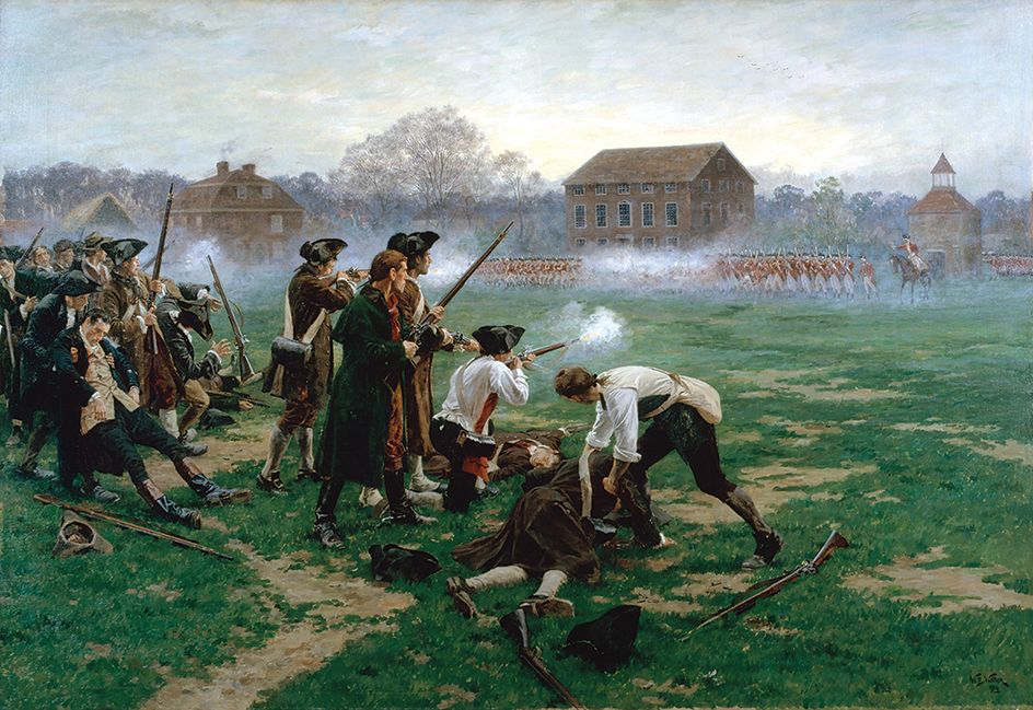 Minutemen in the Revolutionary War in America