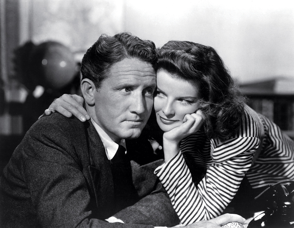 Spencer Tracy and Katharine Hepburn