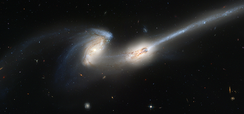 Colliding galaxies