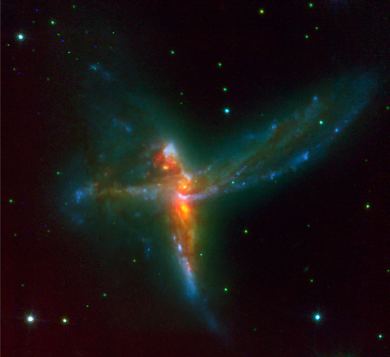 Colliding galaxies