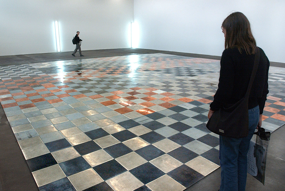 Carl Andre sculpture