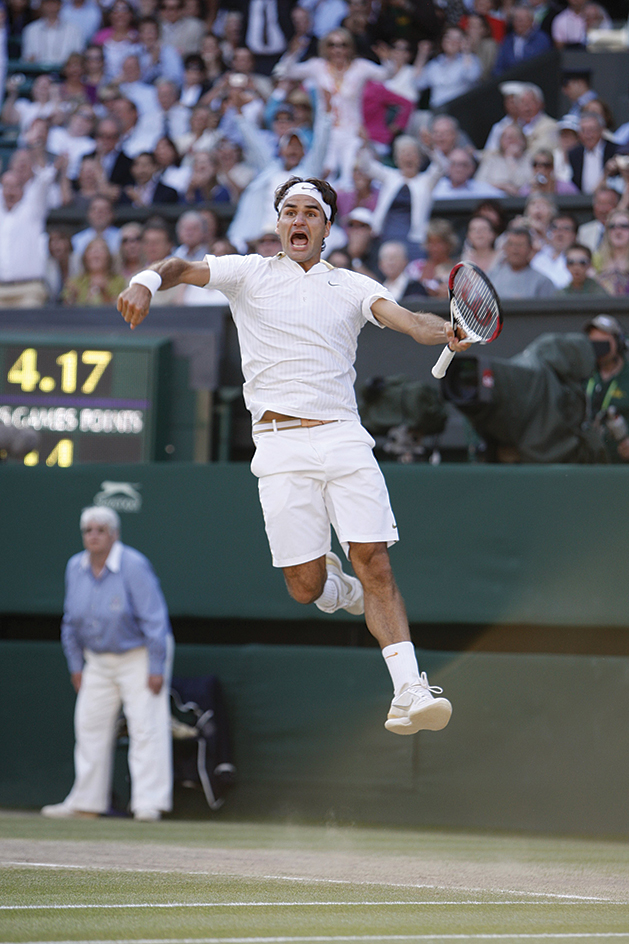 Swiss tennis champion Roger Federer