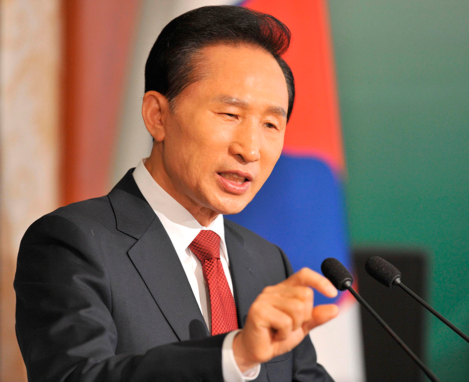 Former South Korean President Lee Myung-bak