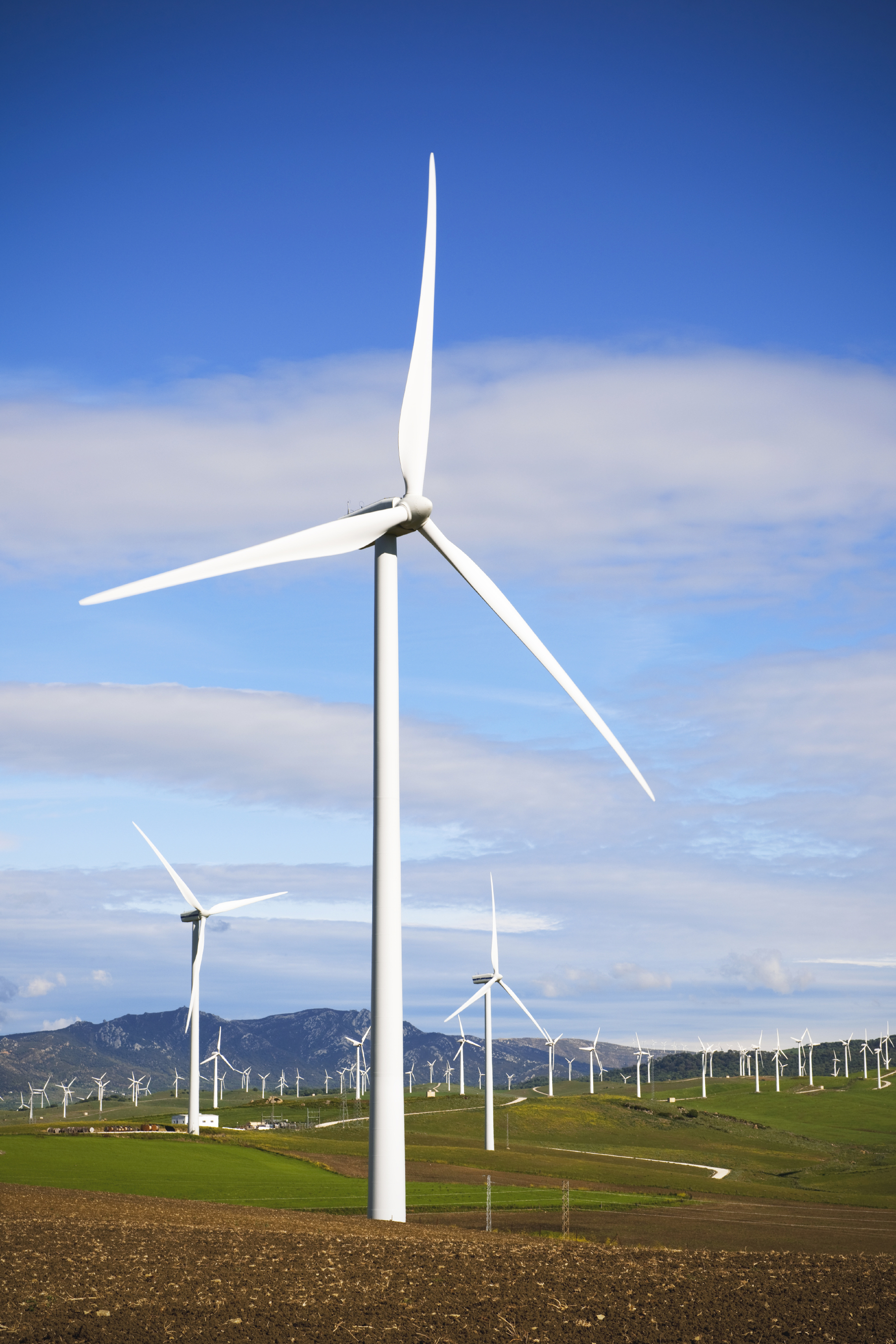 Wind farm in the south of Spain