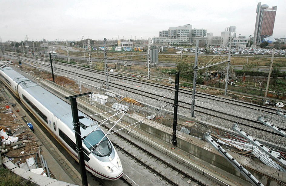 High-speed AVE train