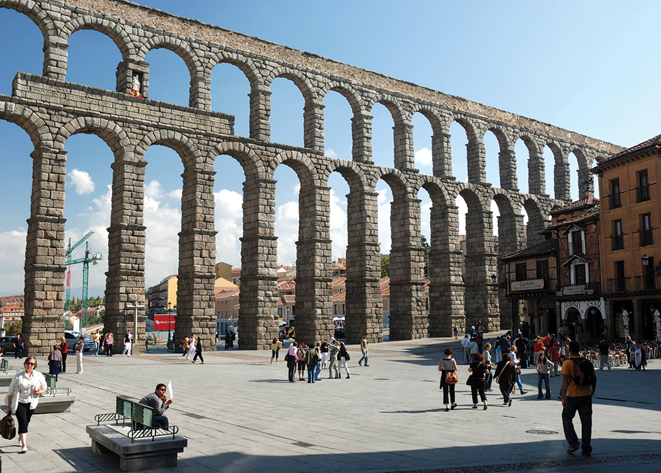 Roman aqueduct in Spain