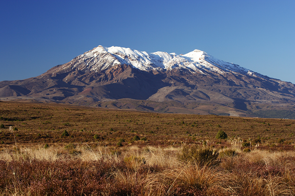 Mount Ruapehu on North Island