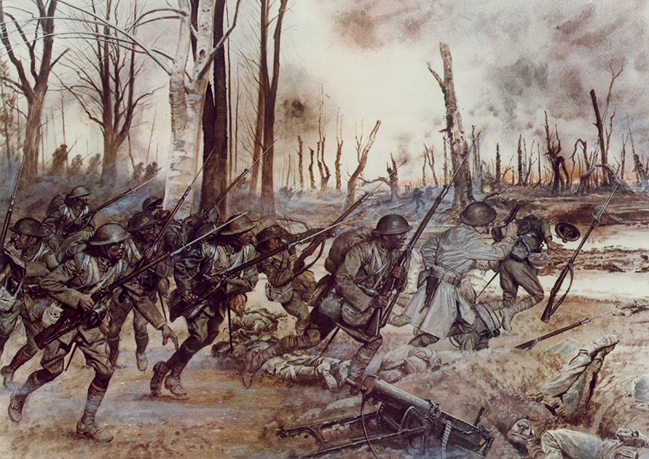 Harlem Hellfighters in the Meuse-Argonne offensive