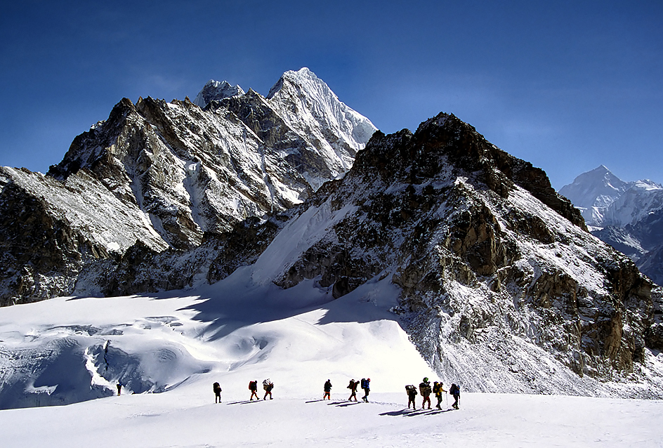 Climbing in the Himalaya