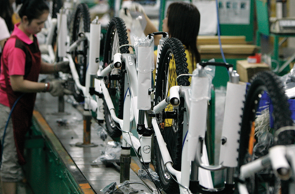 Bicycle factory in Taichung