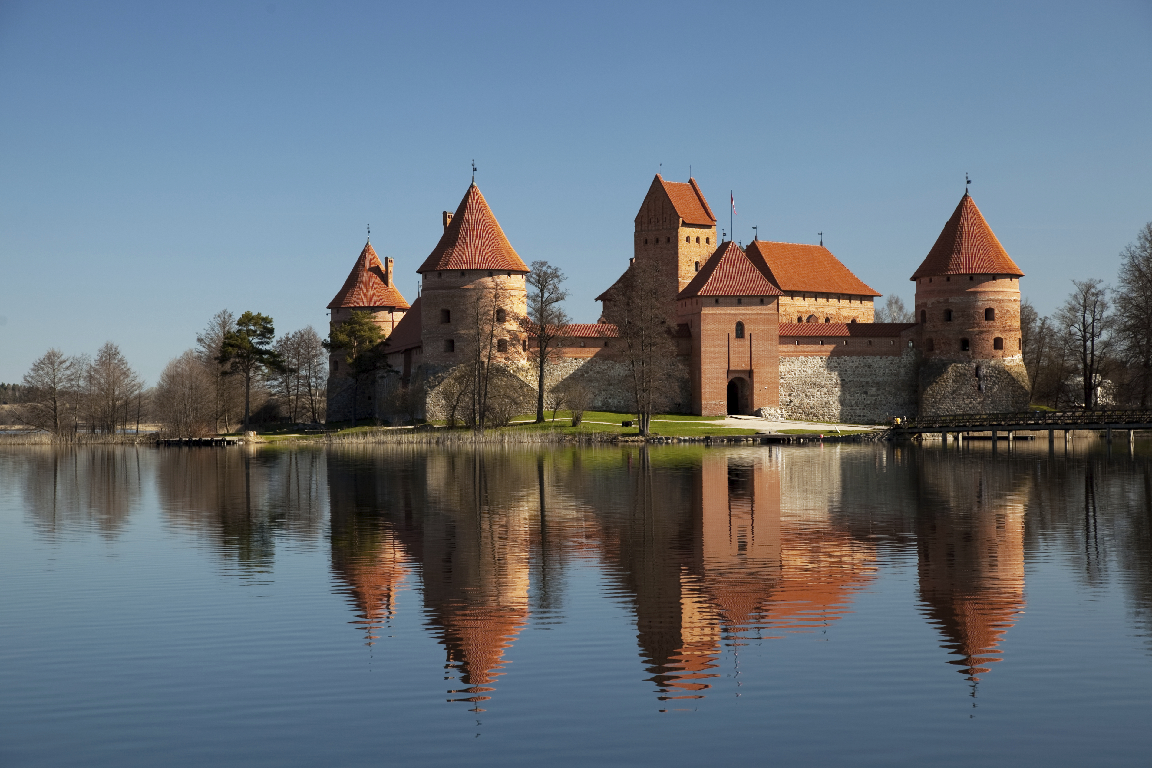 Trakai Island Castle in Lithuania