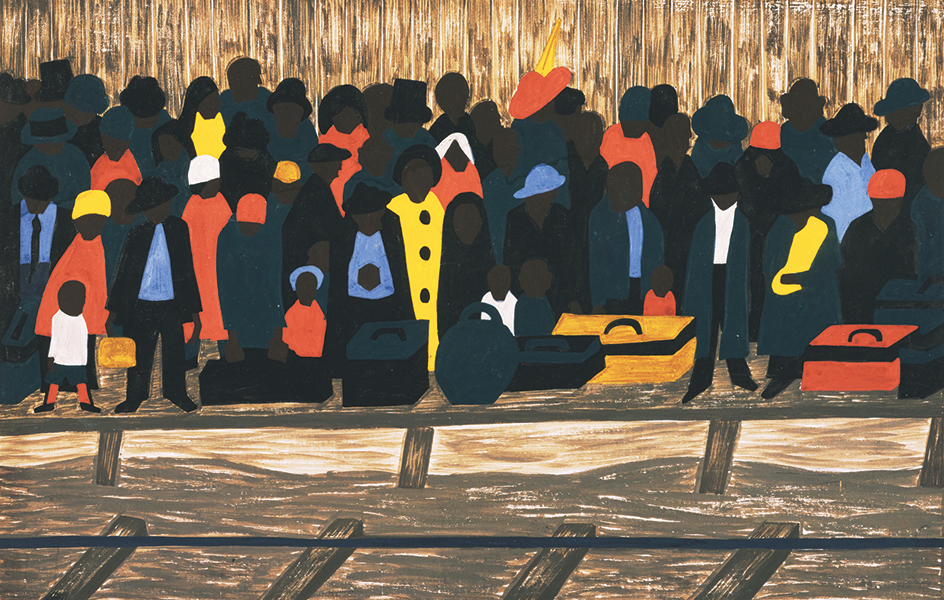 And the Migrants Kept Coming by Jacob Lawrence