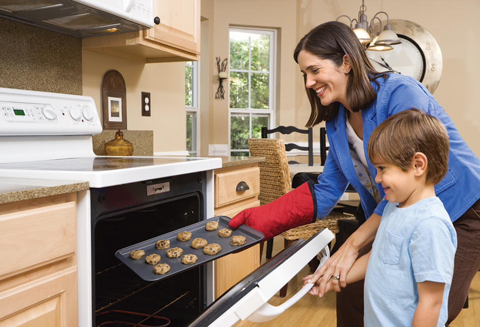 Baking cookies