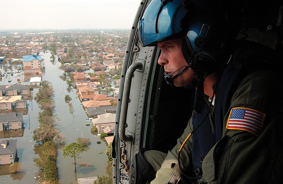 Looking for Hurricane Katrina survivors