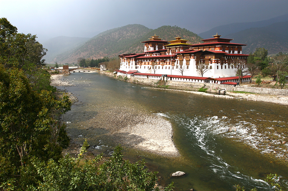 Monastery in Punakha, Bhutan