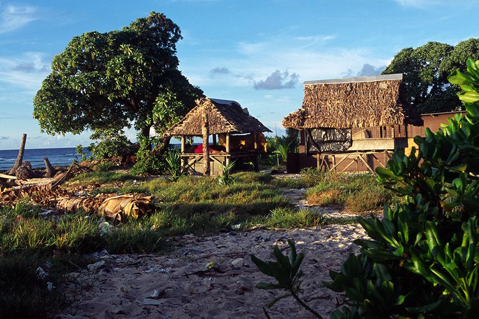 Beach house in Kiribati