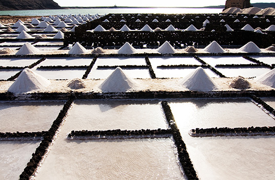 Salt production in the Canary Islands