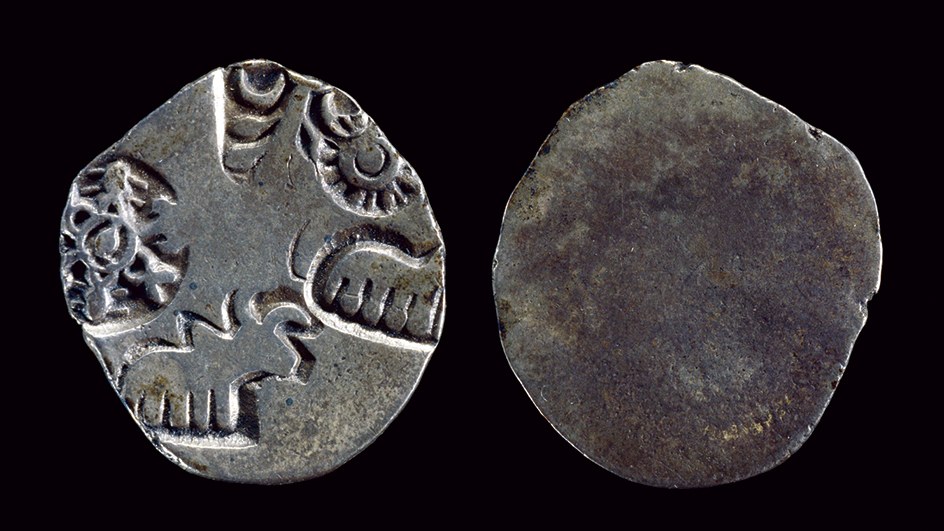 An Indian coin from the 200’s B.C.