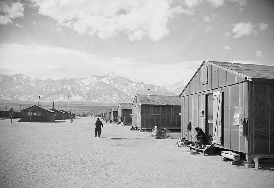 Japanese American internment camp during World War II