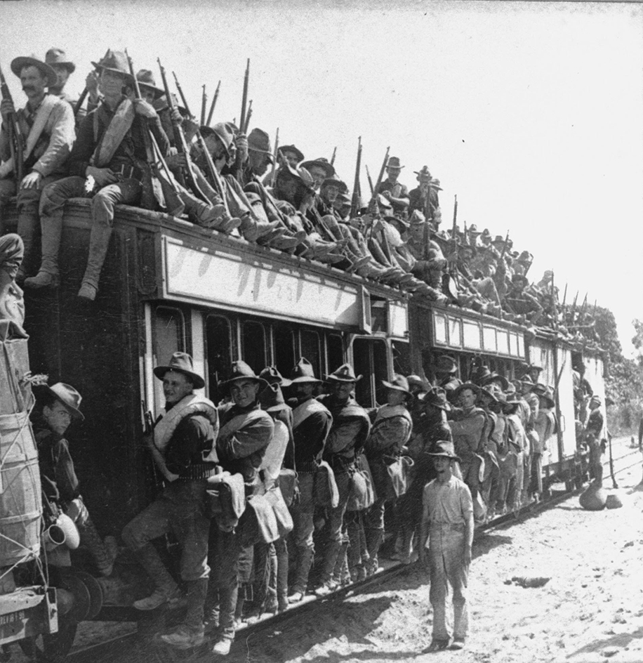 American troops in the Philippines