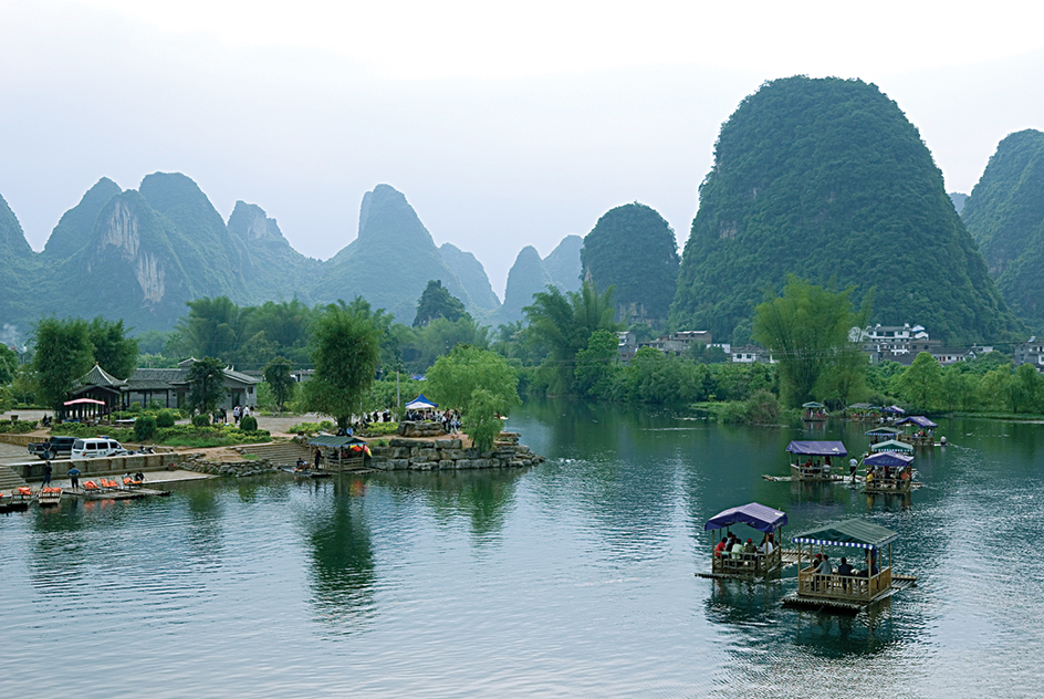 Karst formations in Guangxi