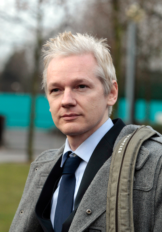 Australian internet activist Julian Assange