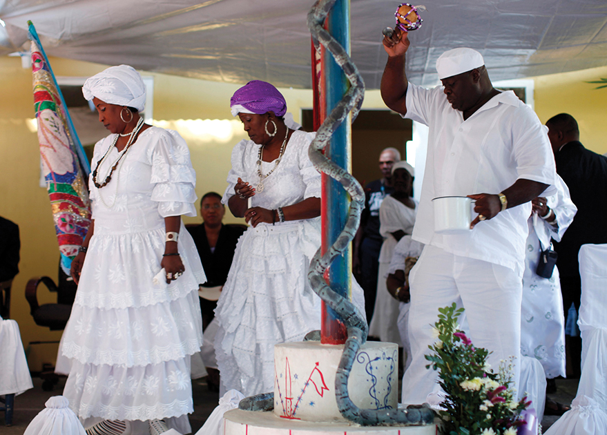 Vodou ceremony in Haiti