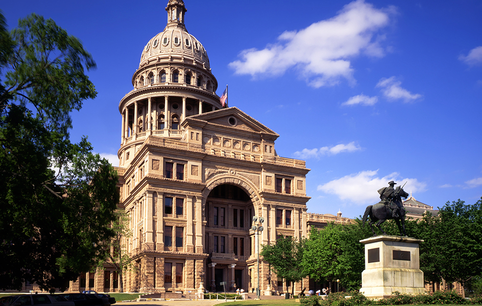 Texas State Capitol Building in Austin