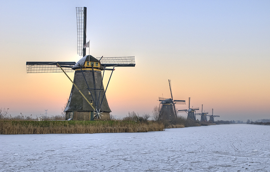 Dutch windmills