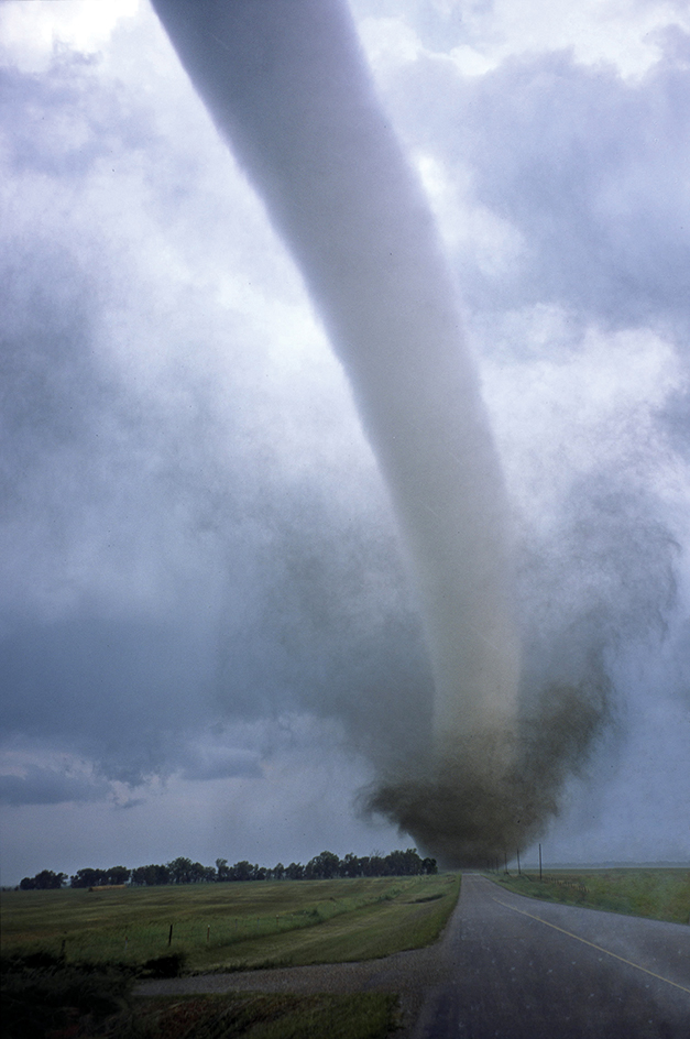 A tornado in South Dakota