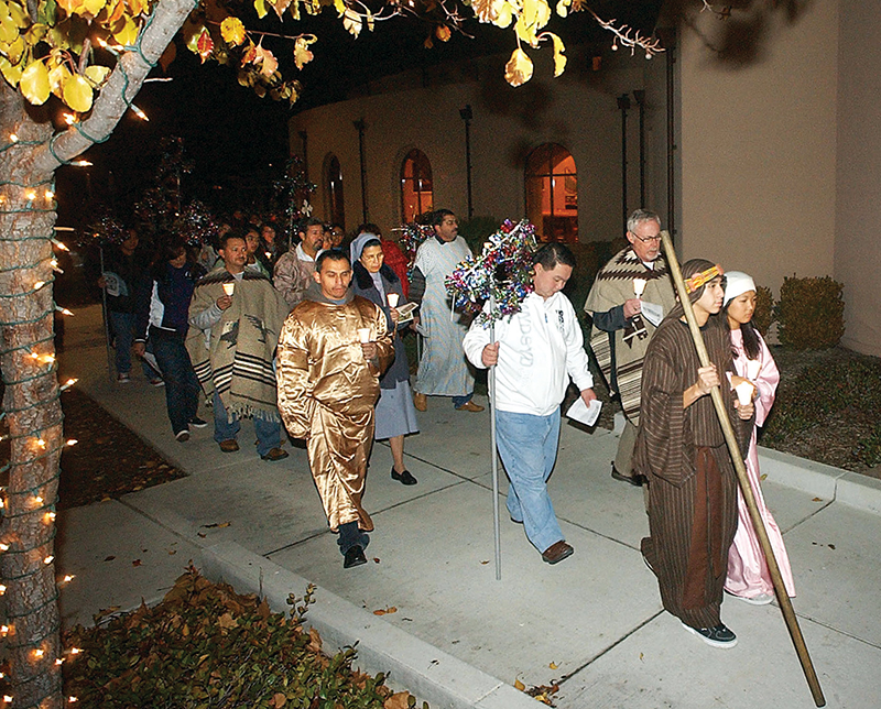 Las posadas, a Mexican Christmas pageant