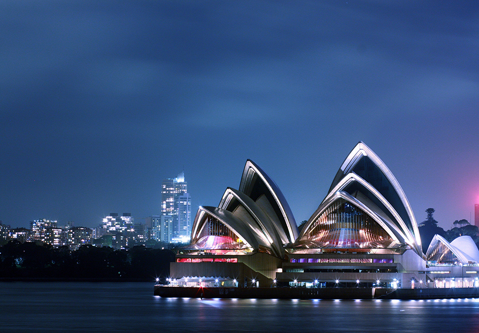 Sydney Opera House at night