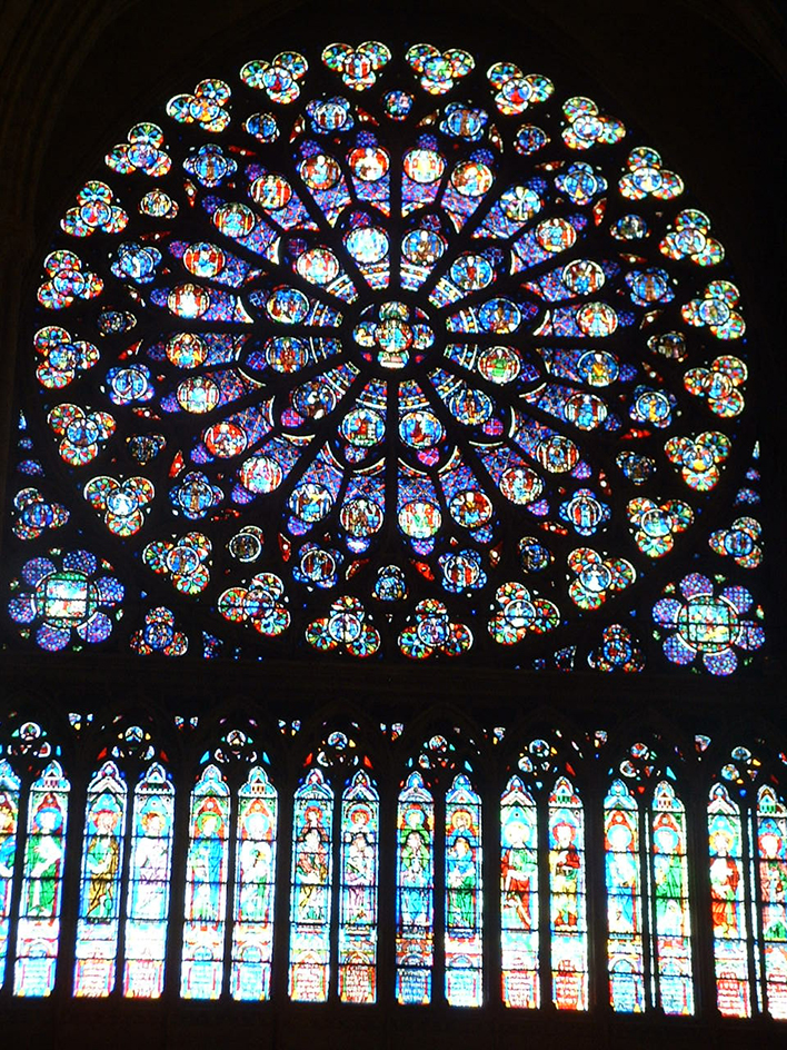 Notre Dame's south rose window