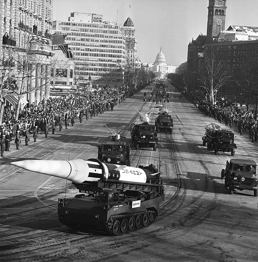 U.S. missiles on parade