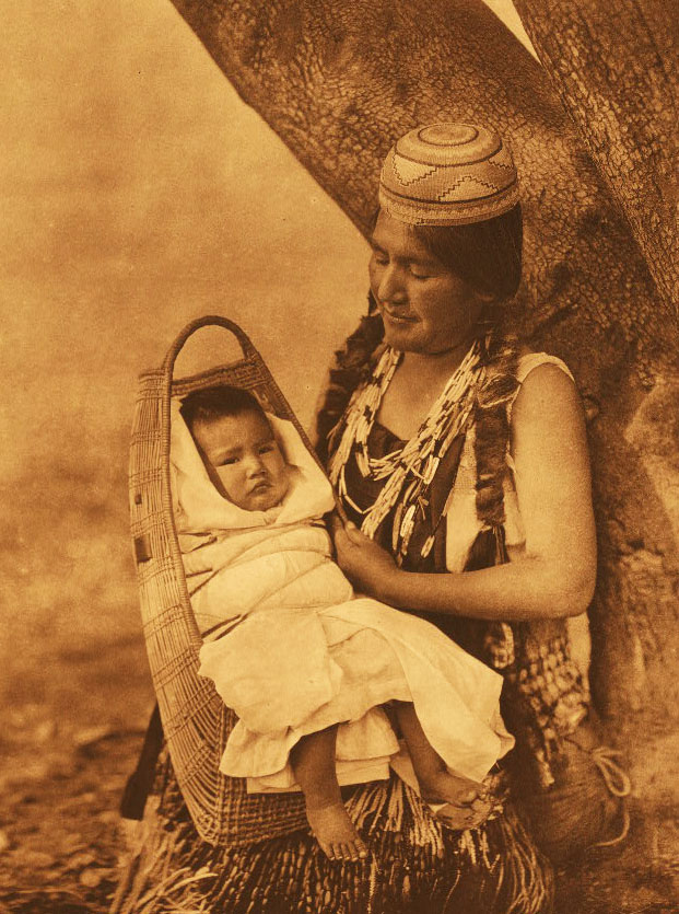 Hupa mother and child