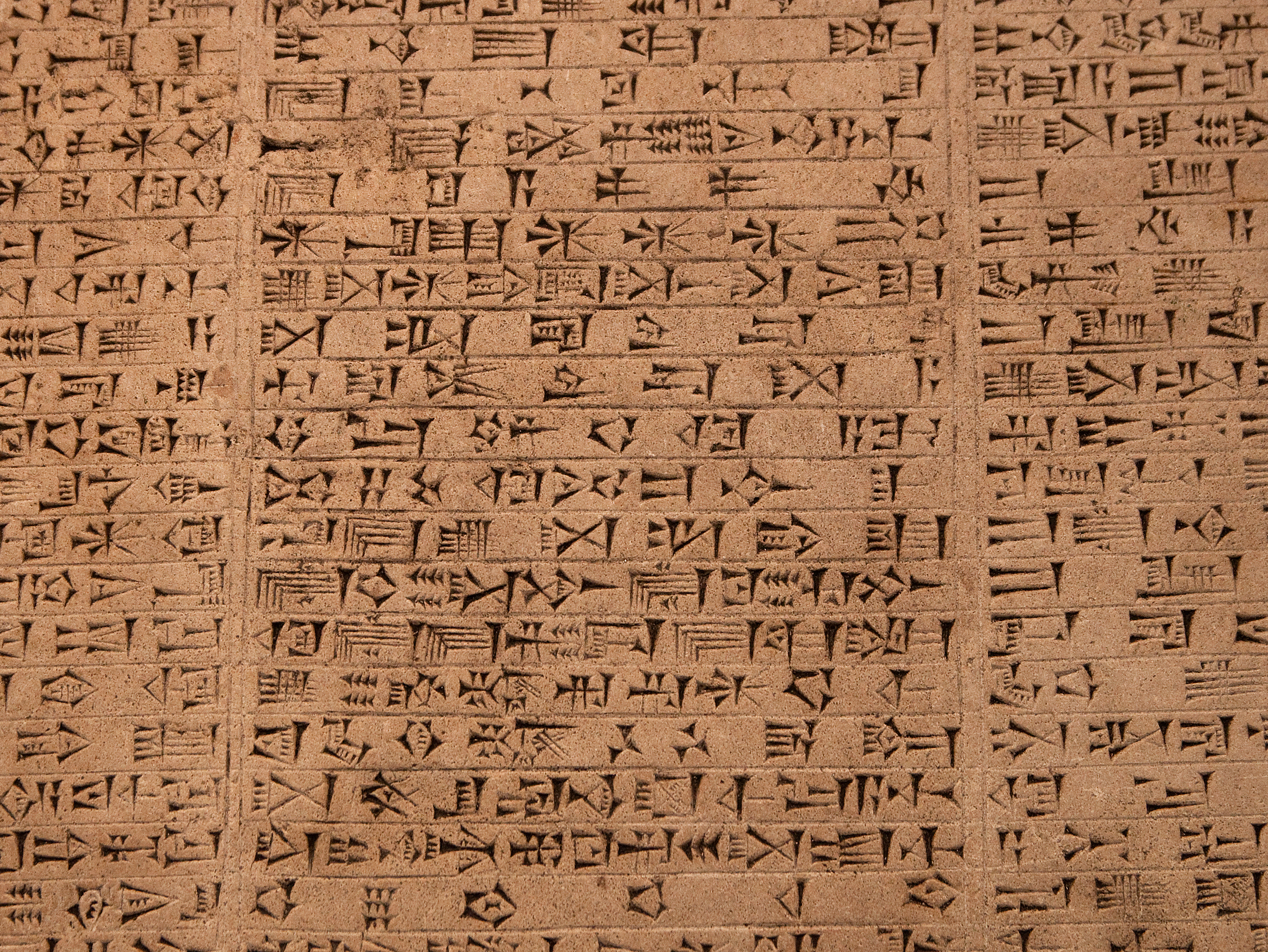 Cuneiform writing