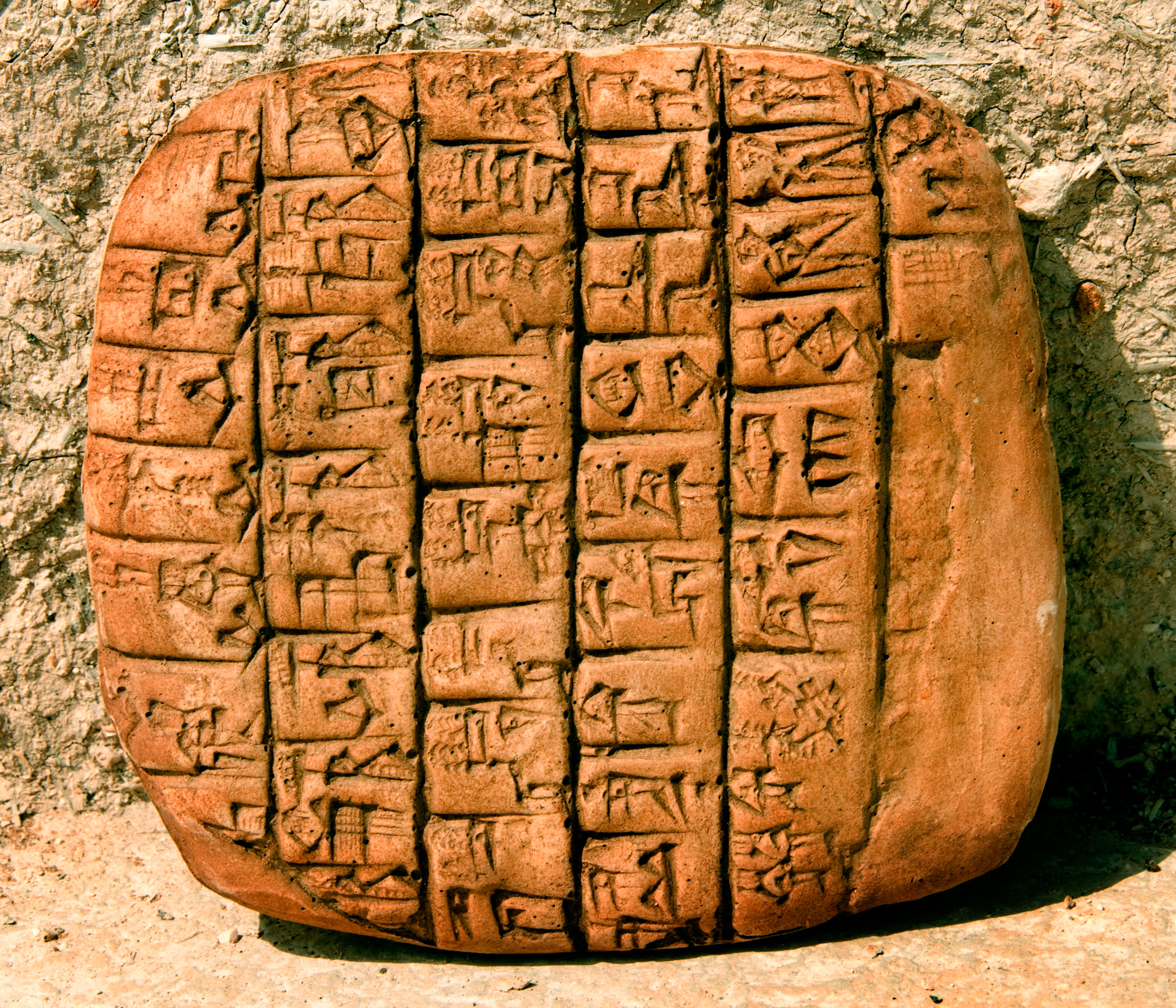 Clay tablet from the ancient city-state of Ebla, in what is now Syria