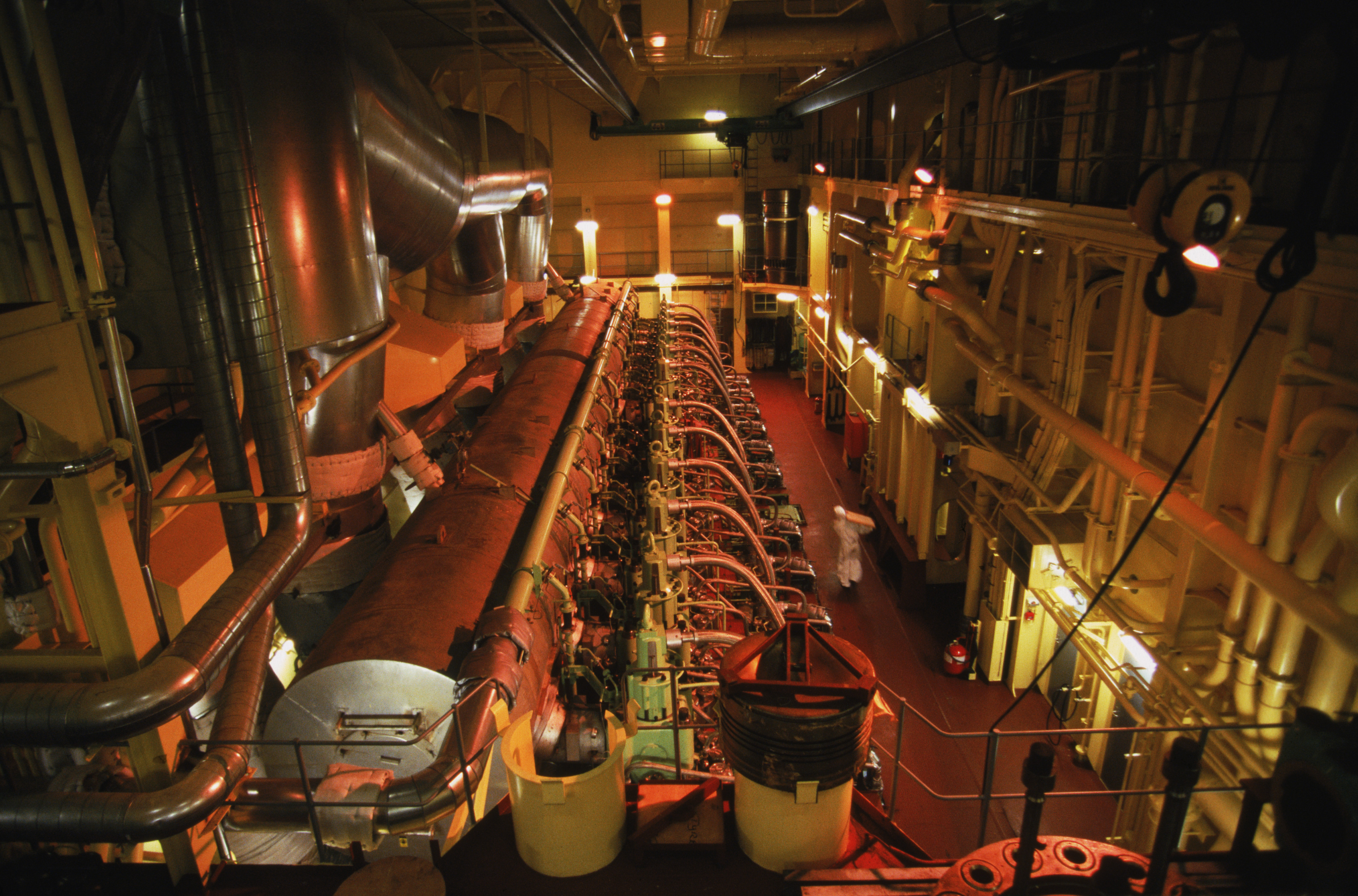 Ship's engine room