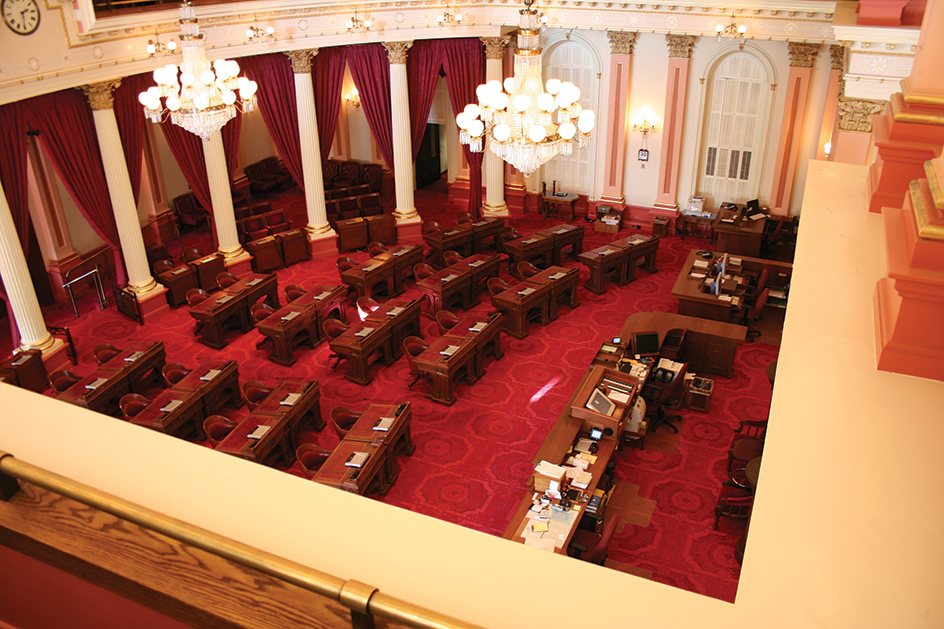 California Senate chambers