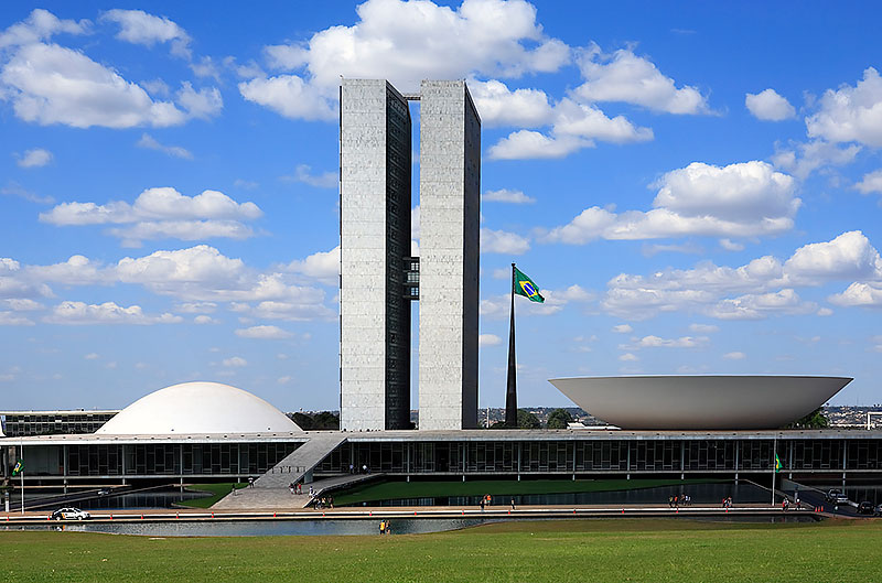 Government buildings in Brasília, Brazil