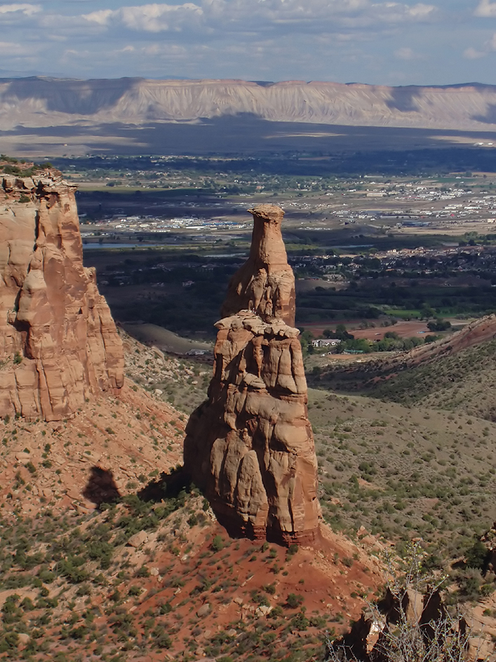 Rock formations in Colorado National Monument