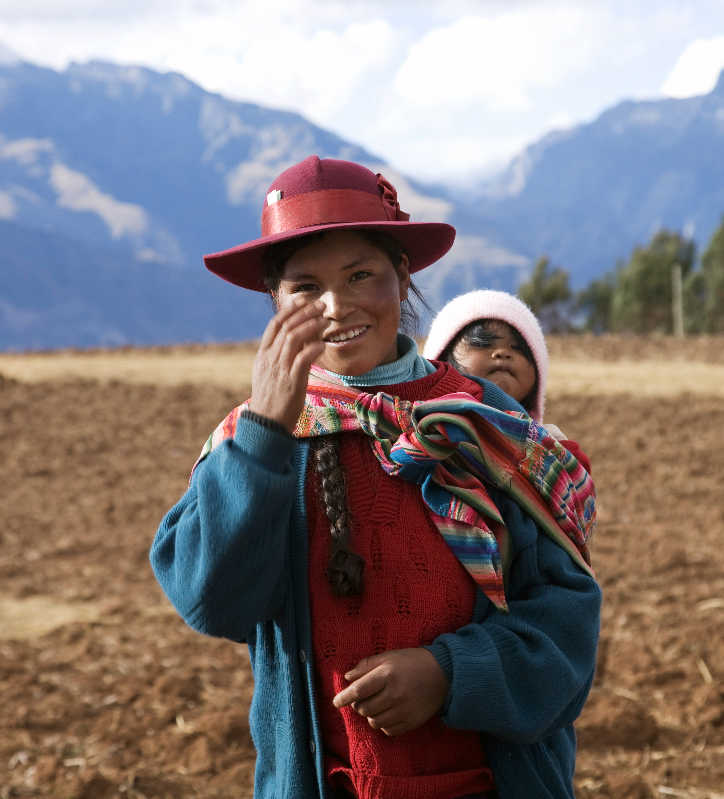 Peruvian mother and baby