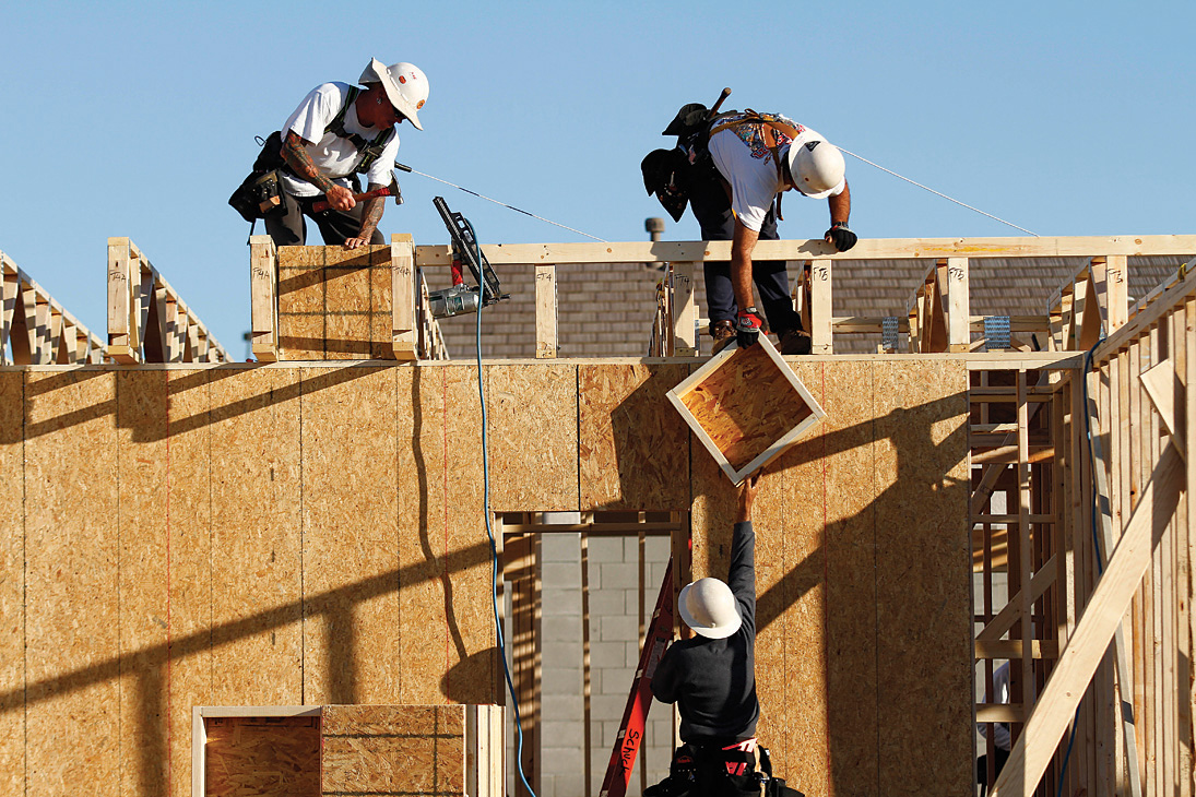 Construction workers near Phoenix