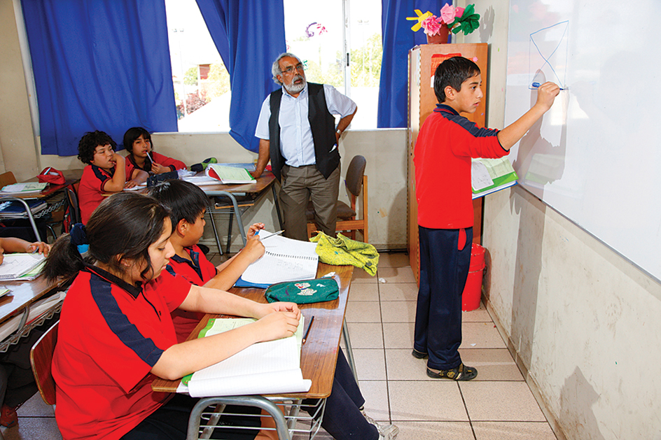 Elementary school in Santiago, Chile