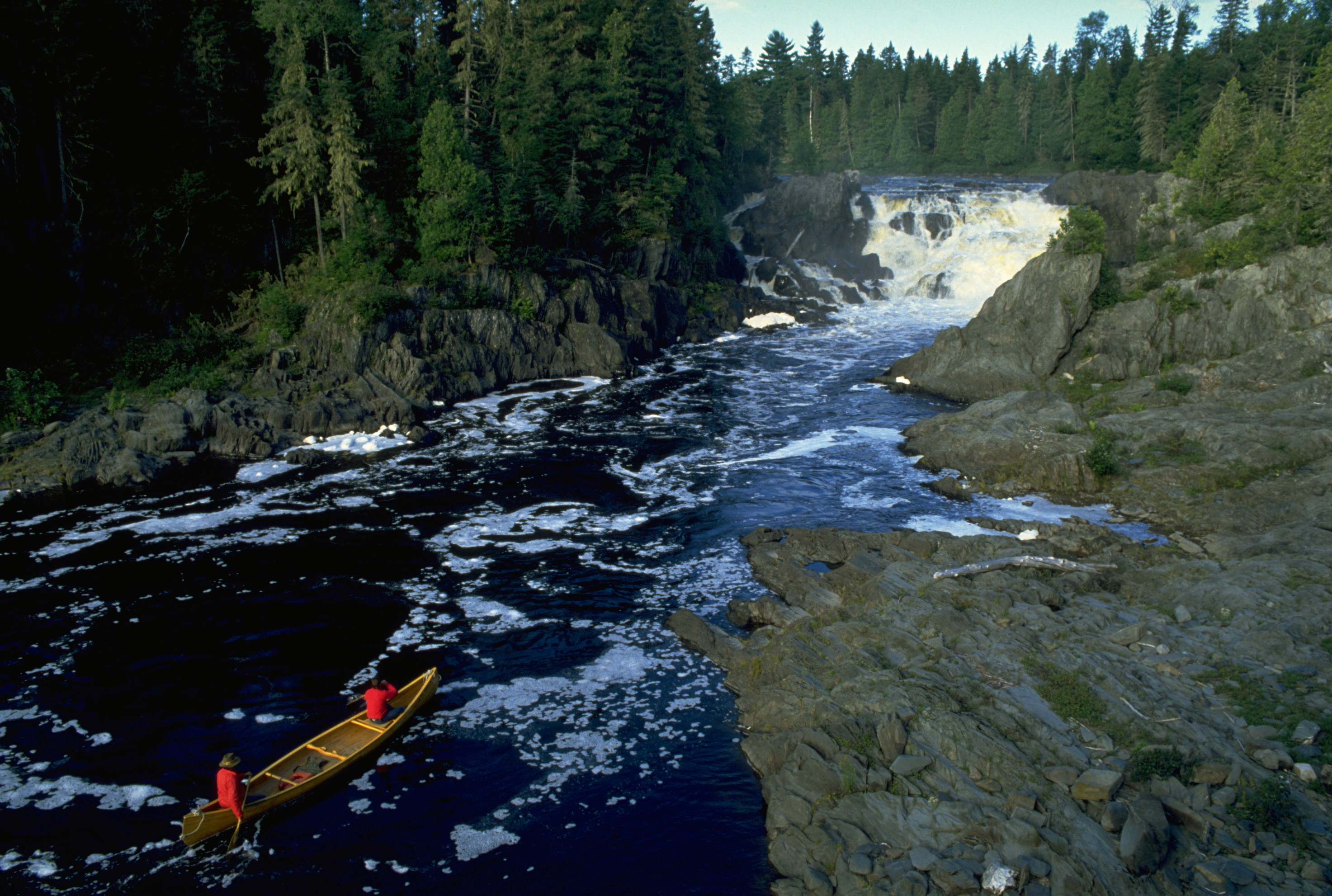 Allagash Falls in Maine