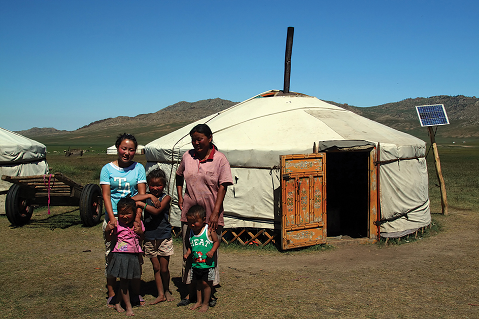 Mongolian family