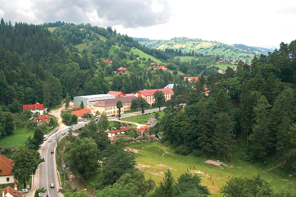 Mountain village in Walachia