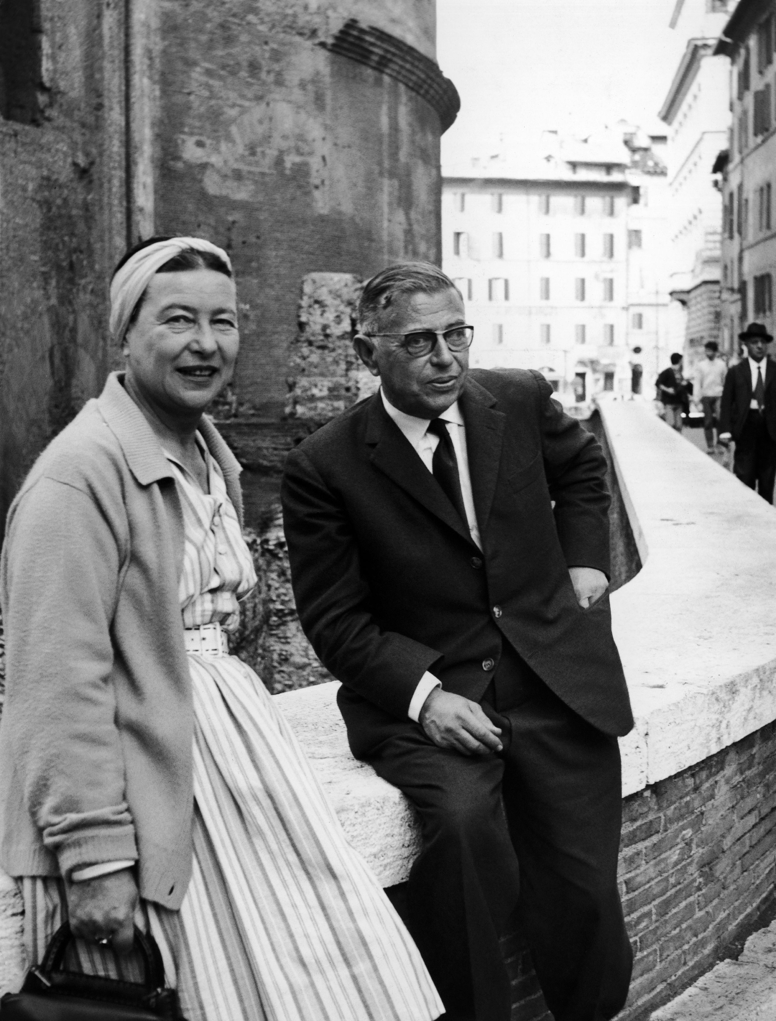 Simone de Beauvoir and Jean-Paul Sartre